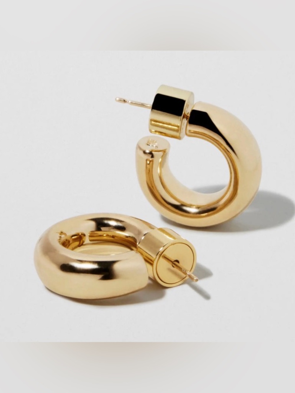 Jennifer Fisher Yellow Gold Natasha Micro Huggies